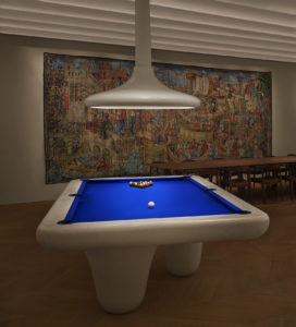 The Billiard Table in The Lobby